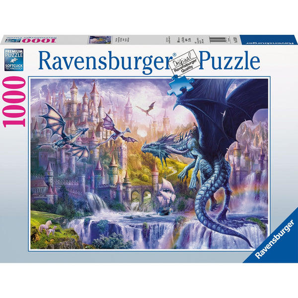 Ravensburger Dragon Castle Puzzle 1000pc-RB15252-0-Animal Kingdoms Toy Store