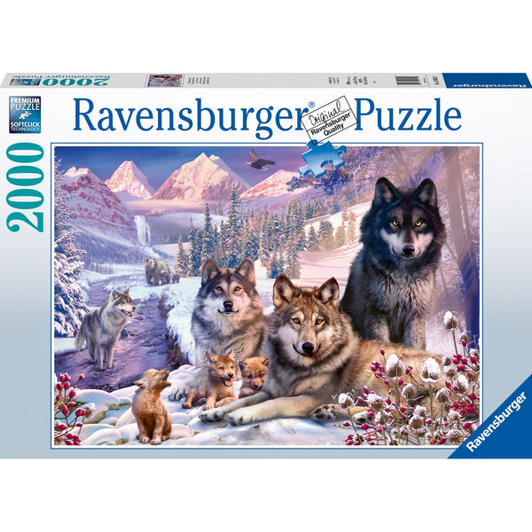 Ravensburger Wolves in the Snow 2000pc-RB16012-9-Animal Kingdoms Toy Store