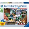 Ravensburger Apres all Day 500pc Large Format-RB16442-4-Animal Kingdoms Toy Store