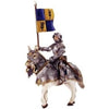 Schleich Standard Bearer on Horseback Blue-70008-Animal Kingdoms Toy Store