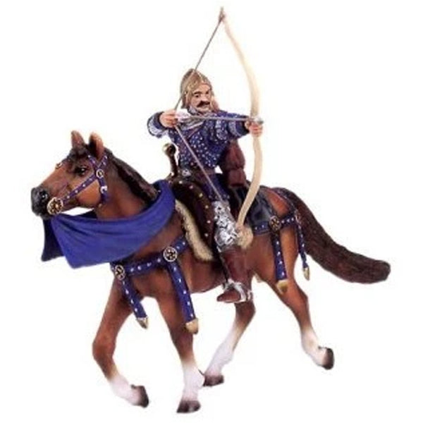 Schleich Archer on Horseback Blue-70031-Animal Kingdoms Toy Store