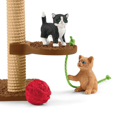 Schleich Playtime for cute cats-42501-Animal Kingdoms Toy Store