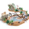 Schleich Big Adventure at the Waterhole-42321-Animal Kingdoms Toy Store