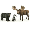 Schleich Forest Dwellers Pack North American-41456-Animal Kingdoms Toy Store