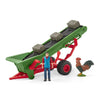 Schleich Hay Conveyer with Farmer-42377-Animal Kingdoms Toy Store