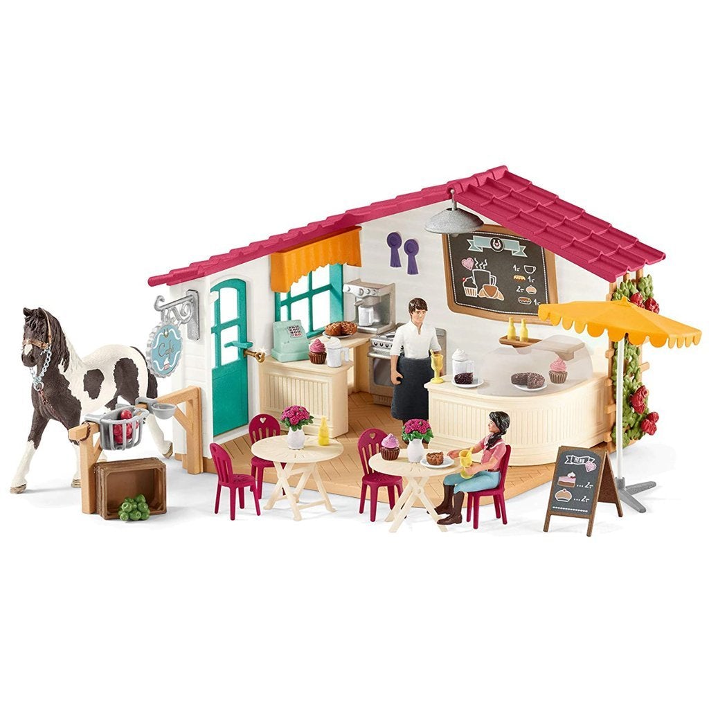 Schleich Horse Club Rider Cafe-42519-Animal Kingdoms Toy Store