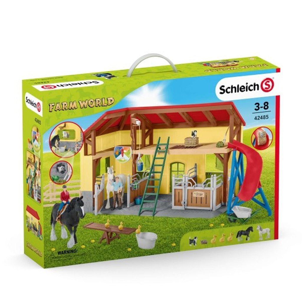 Schleich Horse Stable-42485-Animal Kingdoms Toy Store