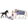 Schleich Lipizzaner Care Set Exclusive-72130-Animal Kingdoms Toy Store