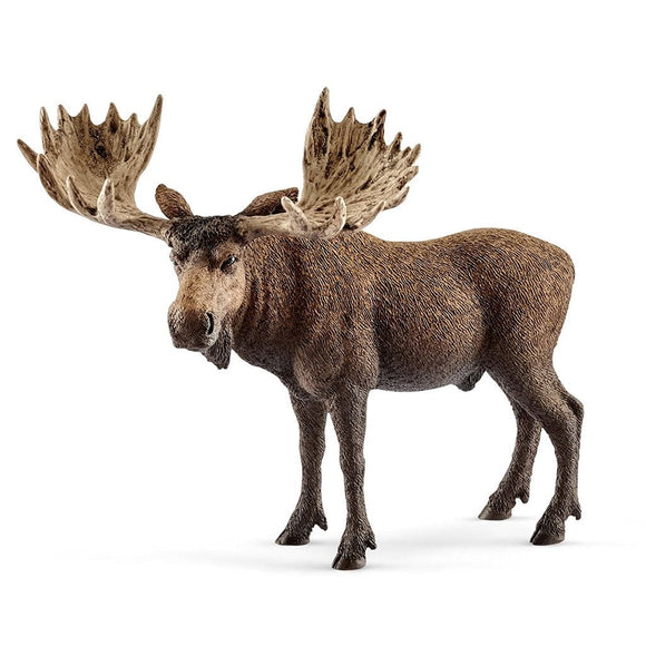 Schleich Moose Bull-14781-Animal Kingdoms Toy Store