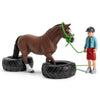 Schleich Pony Agility Race-42482-Animal Kingdoms Toy Store