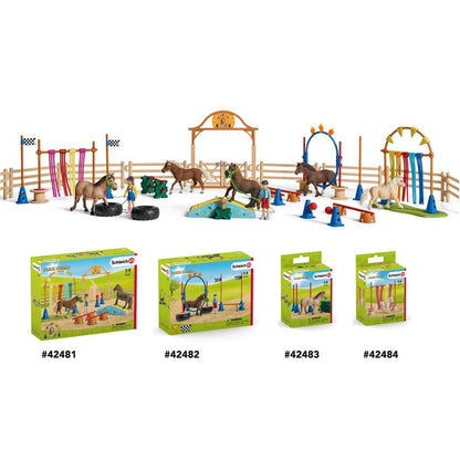 Schleich Pony Slalom-42483-Animal Kingdoms Toy Store