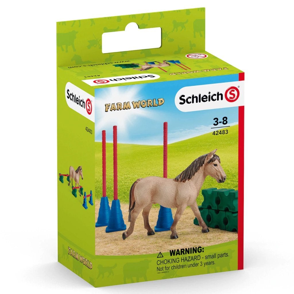 Schleich Pony Slalom-42483-Animal Kingdoms Toy Store