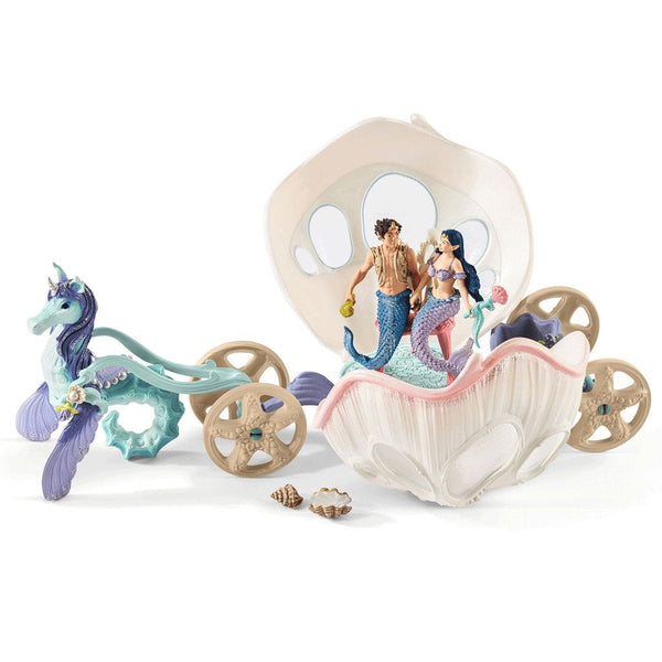 Schleich Royal Seashell Carriage-41460-Animal Kingdoms Toy Store