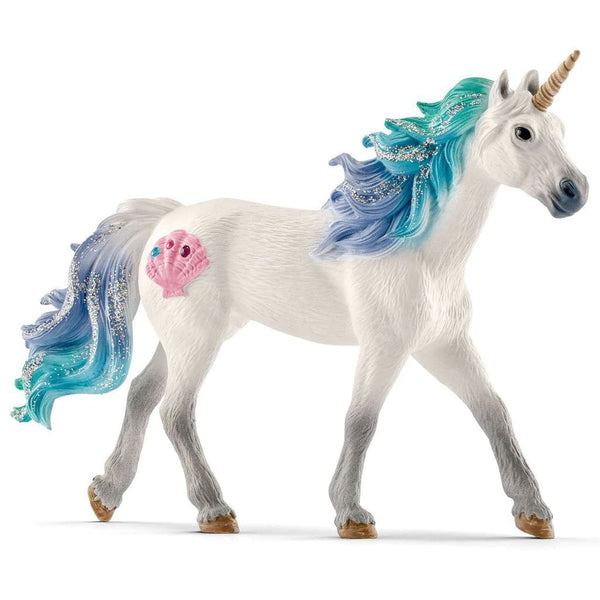 Schleich Sea Unicorn Stallion-70571-Animal Kingdoms Toy Store