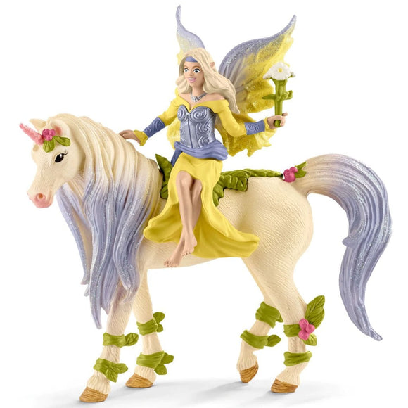 Schleich Sera with Blossom Unicorn-70565-Animal Kingdoms Toy Store
