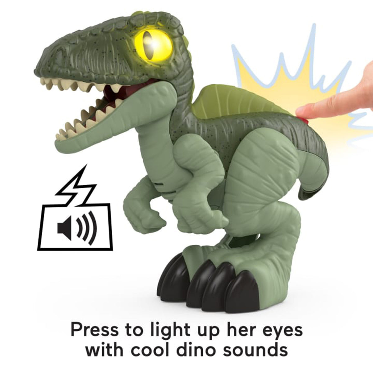 Jurassic World - Fisher Price Deluxe XL Dino with Light and Sound
