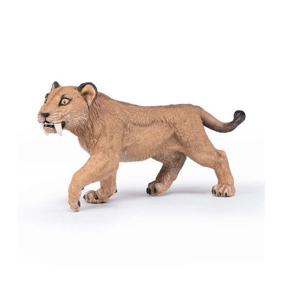 Papo Young Smilodon Saber-toothed Tiger-55081-Animal Kingdoms Toy Store